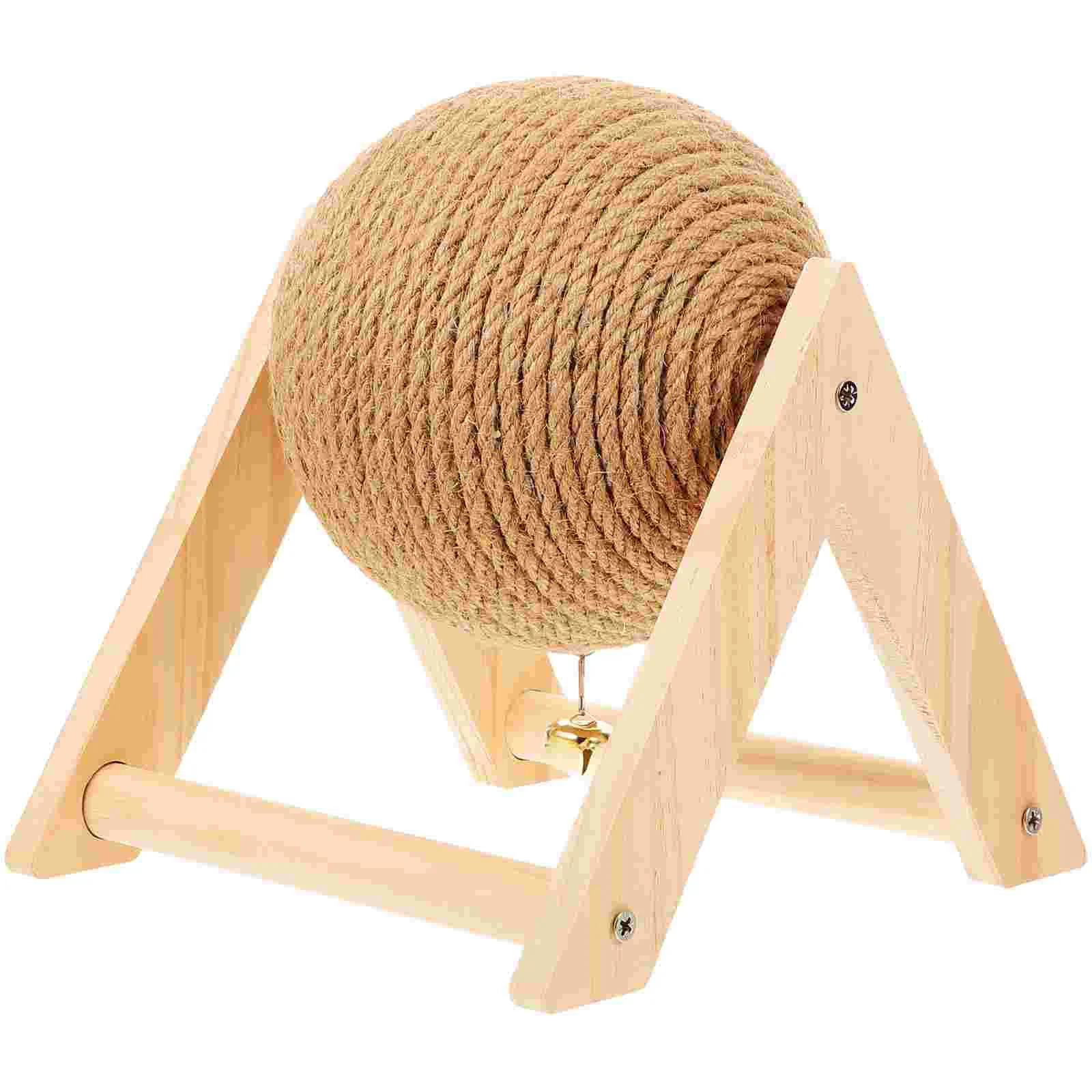 

Scrapper Stable Kitten Scratchers Room Cat Scratching Ball Pet Stand Toy Funny Board