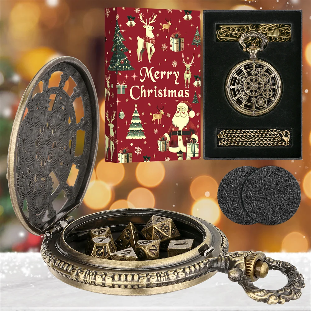 Винтажное звездочка в стиле стимпанк полуохотник карманные часы чехол ожерелье