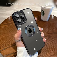 electroplating case for iphone 11 12 13 pro max shockproof full lens protective back cover iphone13 comes with lens film case