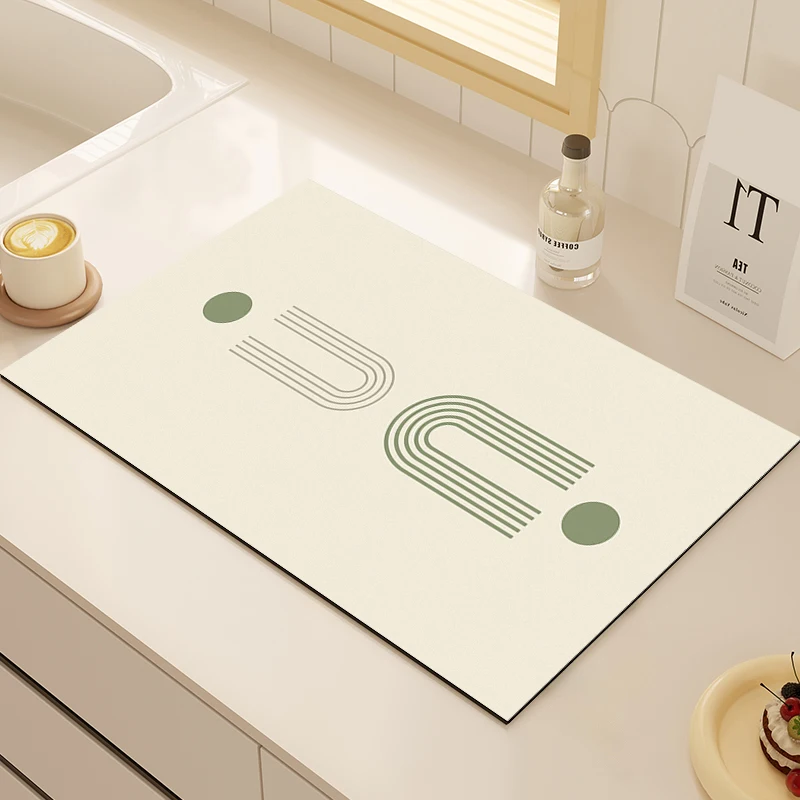 Kitchen Table Protective Mat Diatom Mud Absorbent Tableware Drng Disposable Tea Bar