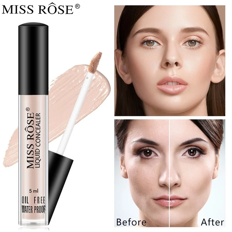 

Увлажняющий крем для жирной основы Miss Rose, водостойкий консилер для лица, тональный крем, Праймер, макияж