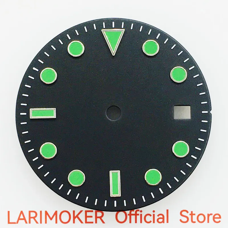 Стерильный циферблат LARIMOKER 29 мм светящийся подходит для NH35 ETA 2824 2836 Miyota 8215 821A Mingzhu DG