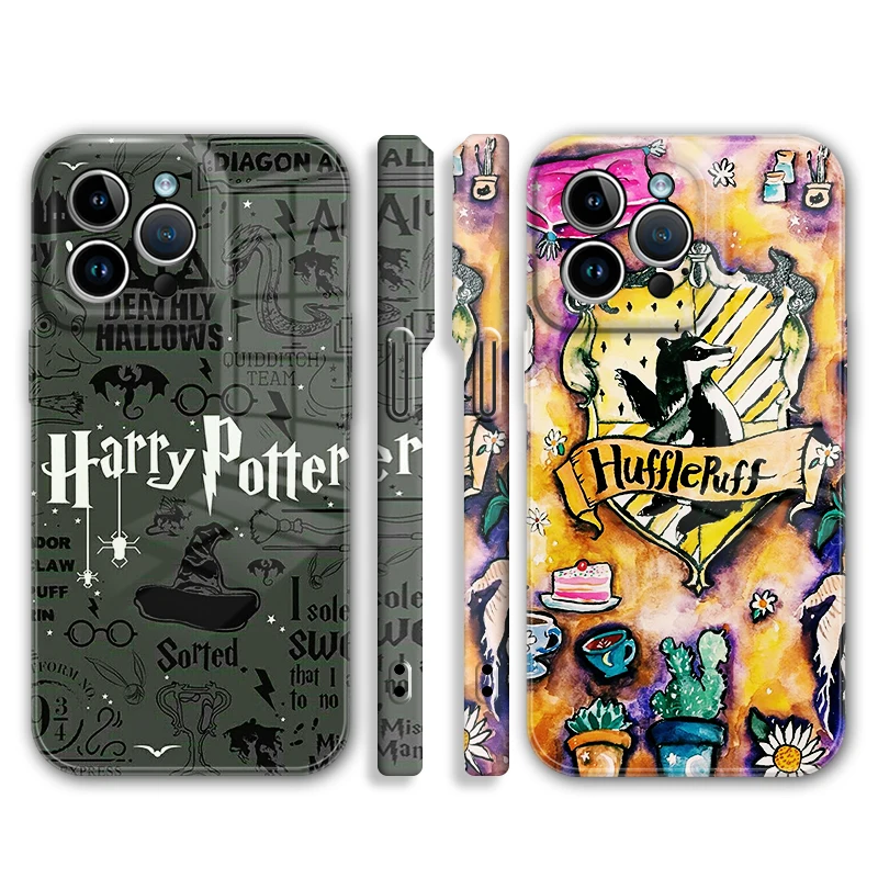 

Cartoon Harrys Potters For iPhone 14 13 12 mini 11 Pro Max s XR XS X 8 7 6 6S Plus Feilin Phone Case