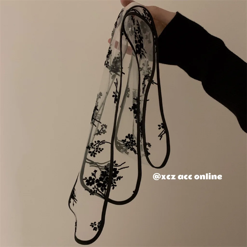 

Женская шифоновая сетчатая резинка для волос, с бантом