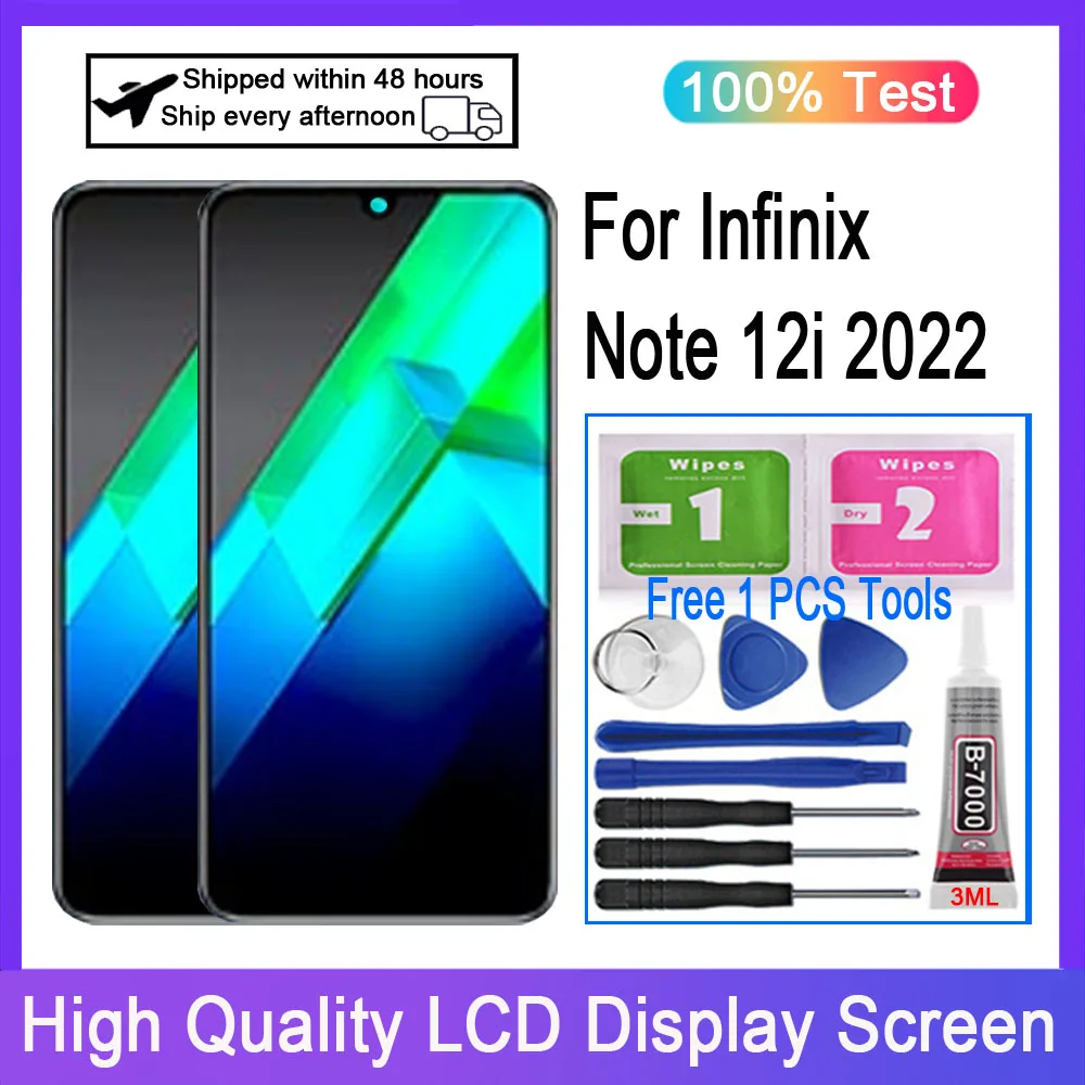 

Original AMOLED For Infinix Note 12i 2022 X677 LCD Display Touch Screen Digitizer Replacement