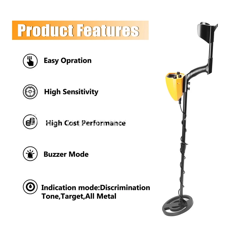Подземный металлоискатель с ЖК-дисплеем детектор золотых сокровищ ручной