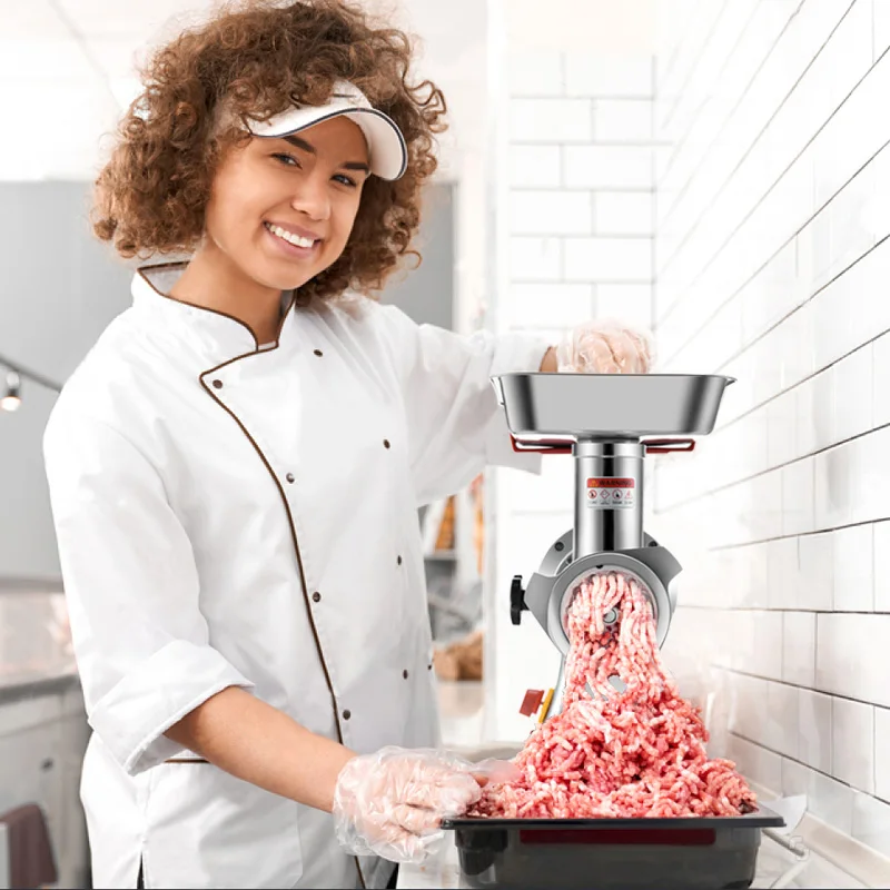 

2020 Horus High Capacity 170kg/h Commercial Stainless Steel Meat Grinder High Power 850w Meat Mincer Mill Machinery