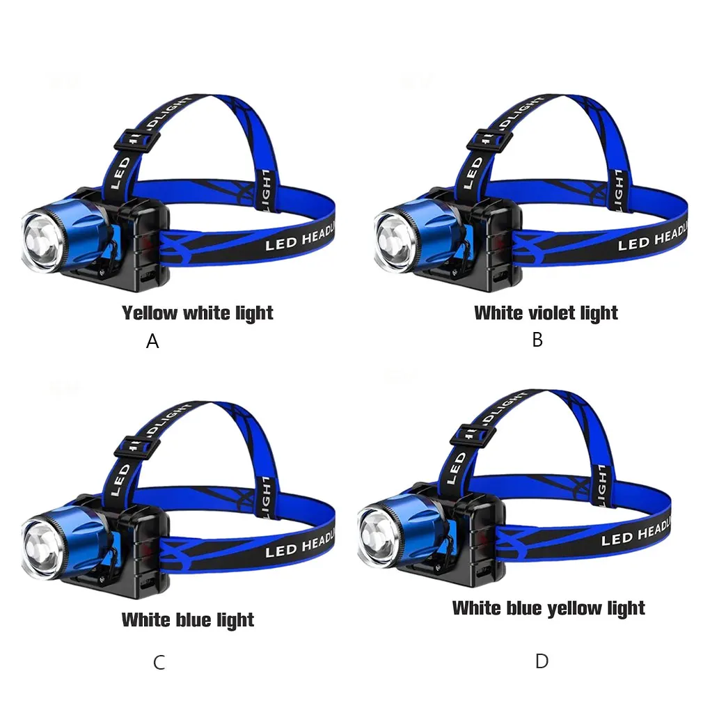 

Headlamp Emergency Portable Headlight Switchable Head Lamp Light Lighting