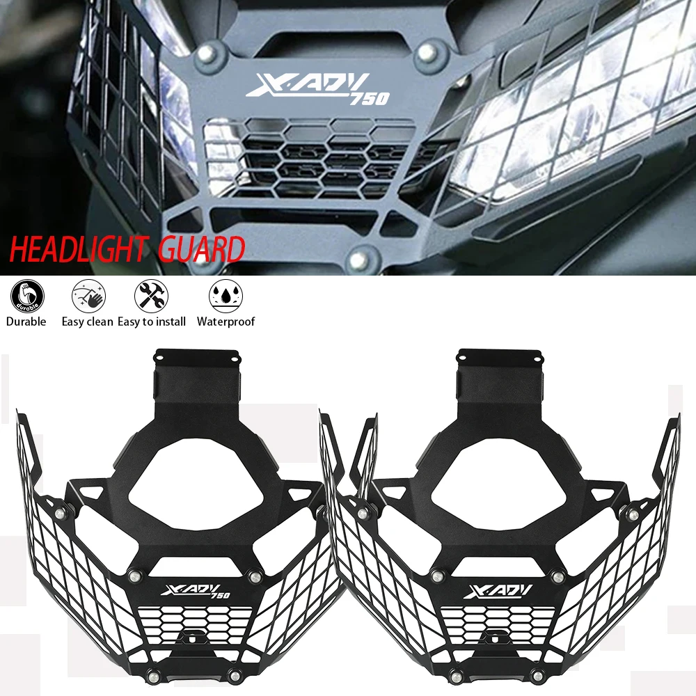

FOR HONDA XADV 750 2017-2020 2019 2018 Headlight Grille Guard Protector Headlamp Grill Shield Cover Protection X ADV X-ADV 750