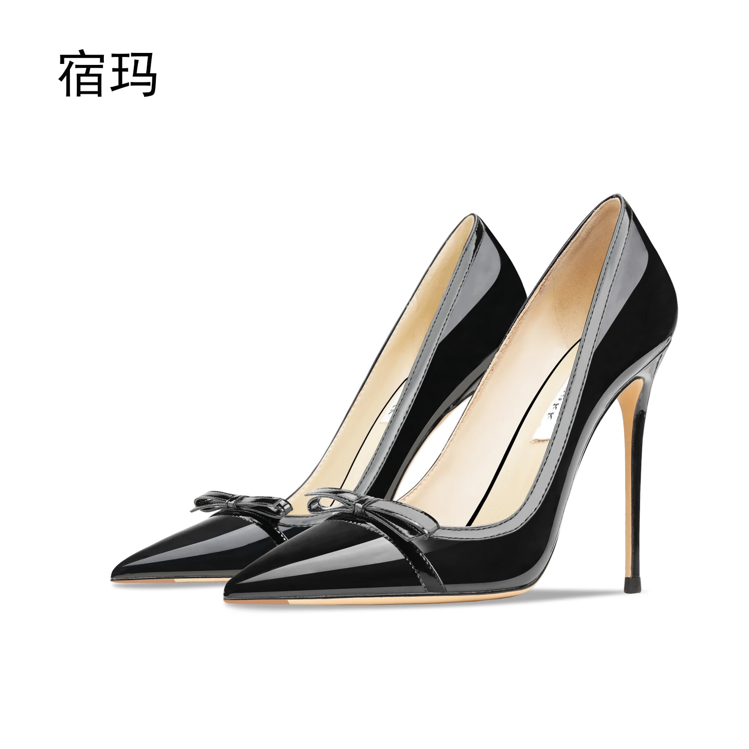 High Heels For Women 2023 New Bowknot Women's Heels Stiletto Pointed Toe Pumps Dress Club Prom Party Shoes Woman Ladies Shoes