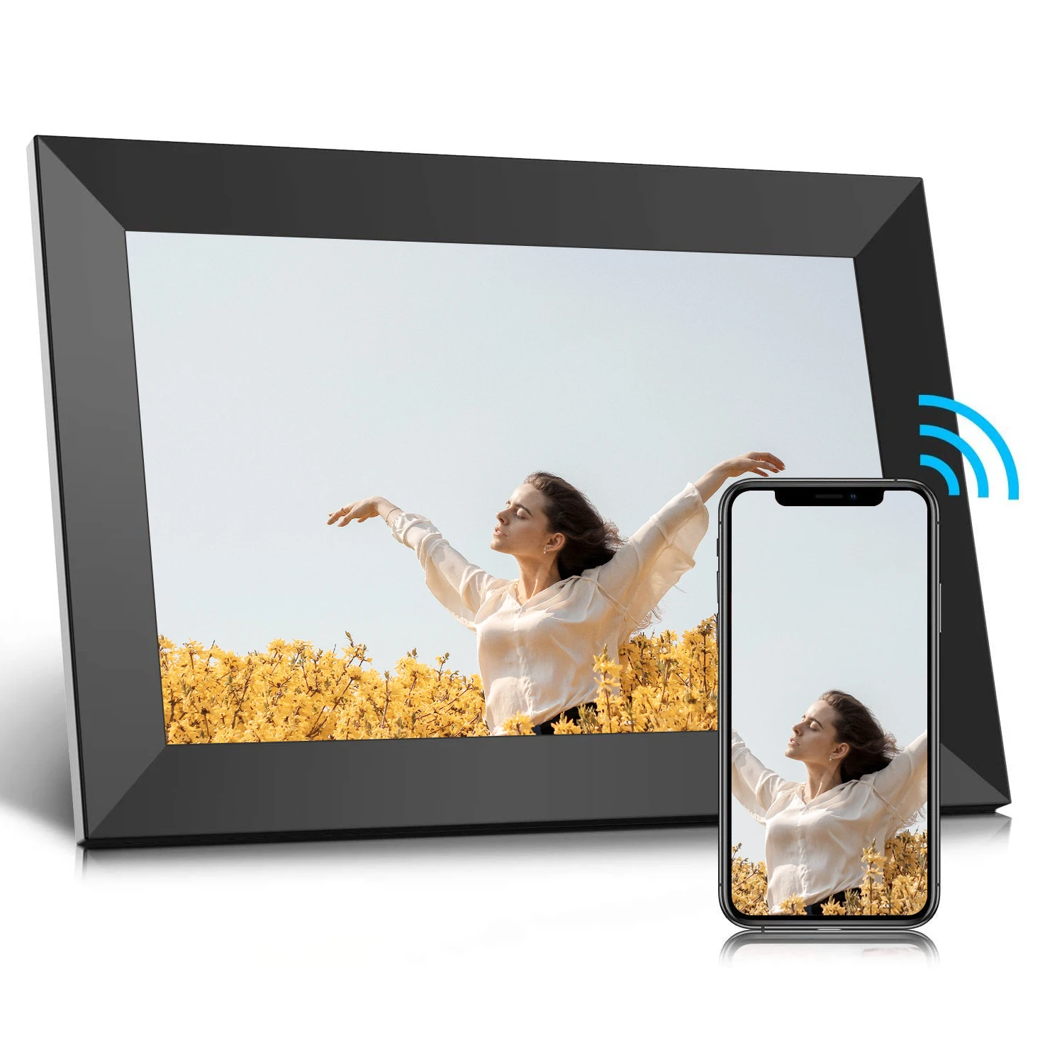

SIBOLAN Touch 1G DDR 16G flas облачный 10,1 дюймовый 1080p дисплей 10,1 "Wifi сенсорный экран чистая облачная цифровая фоторамка