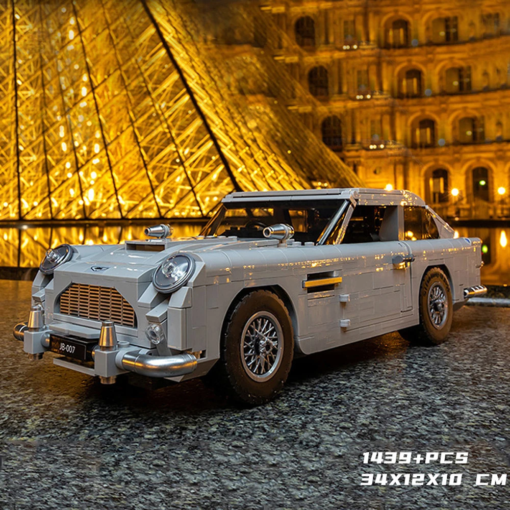 

Технический 007 Джеймс Бонд легендарный Aston Martin DB5 для сборки 1439 шт. 10262