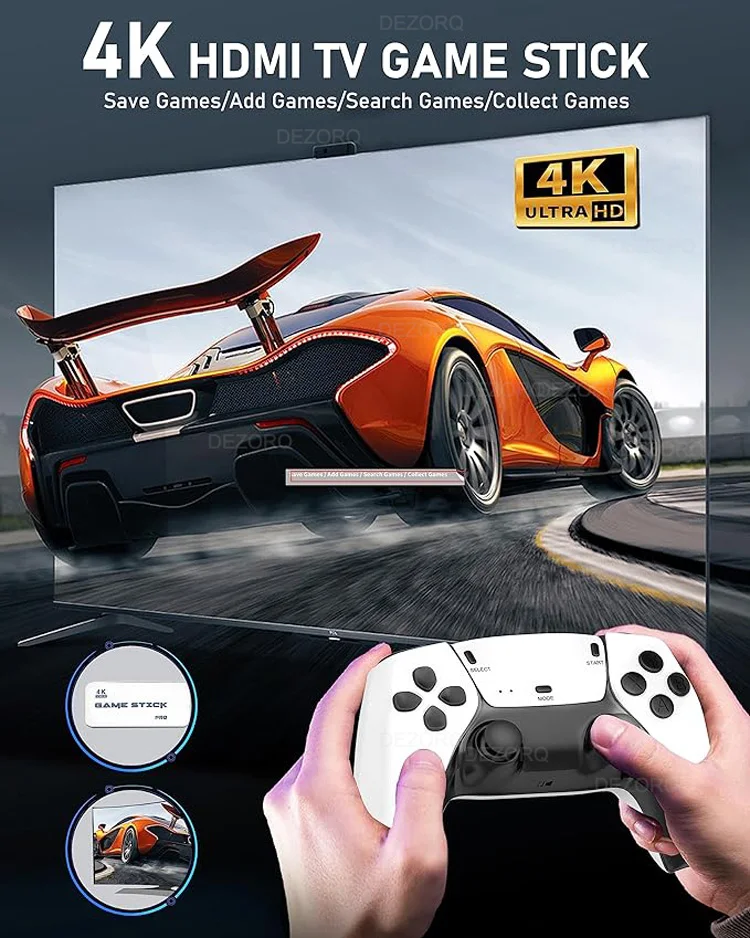 Ретро игровая консоль M15 Pro Plus Ностальгический беспроводной телевизор HD 4K Видео