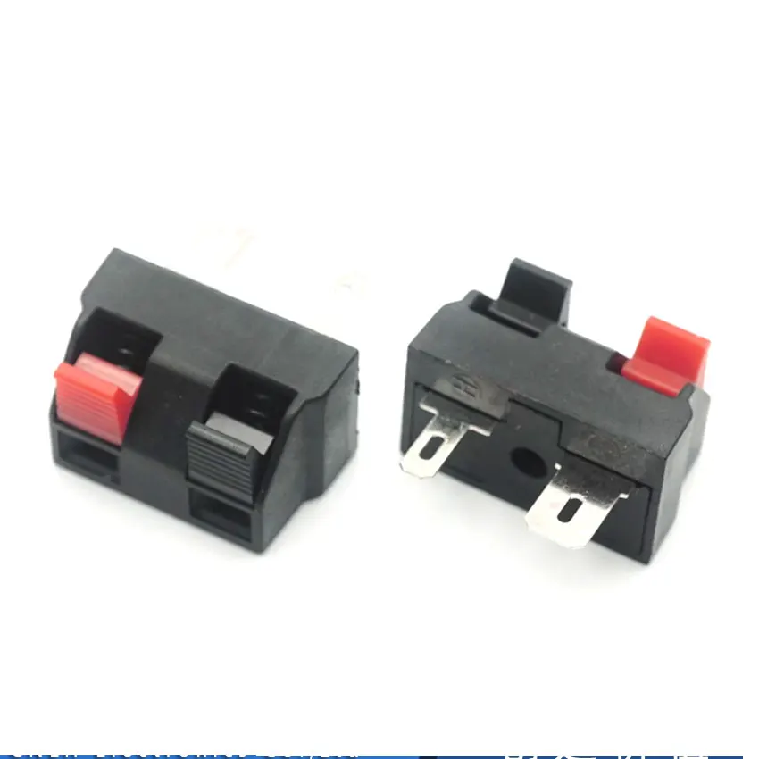 Cltgxdd 1 шт. 2 детской клеммы нагрузка на гнездо пружина звуковые зажим для розетки