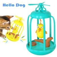 birdcage windmill turntable sounds funny cat toys original interesting tumbler puzzle bird interactive swing chasing pet supplie
