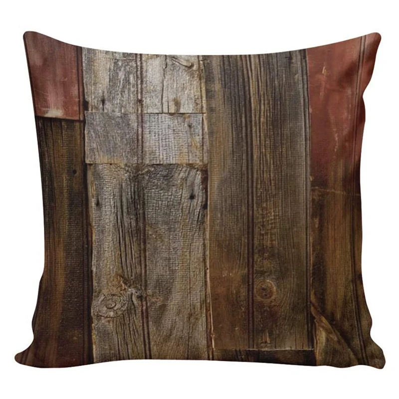 

Наволочка для подушки, Наволочки для подушки в деревенском стиле с деревянными досками и темным полом, домашние декоративные наволочки 16x16 ...