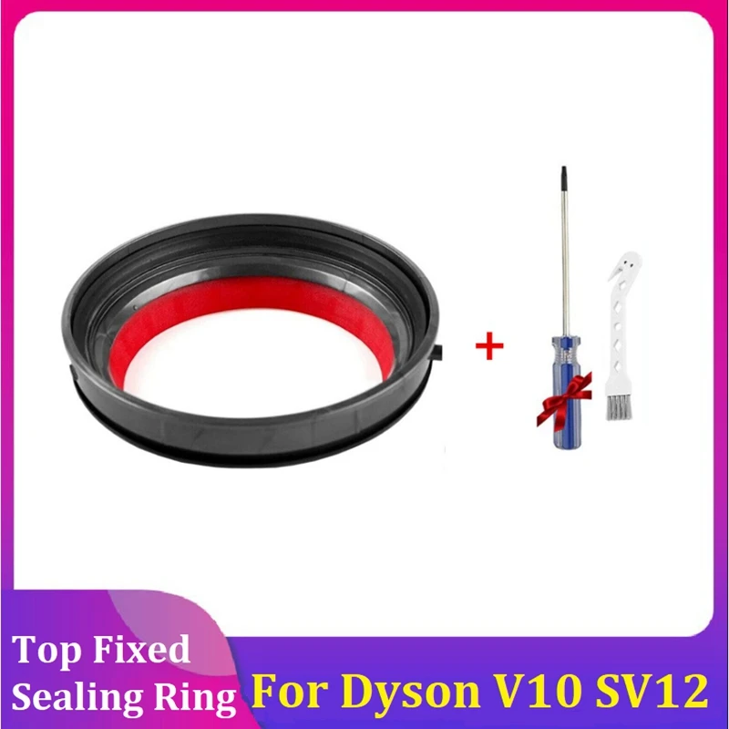 

Верхнее фиксированное уплотнительное кольцо с отверткой для пылесосов Dyson V10 SV12