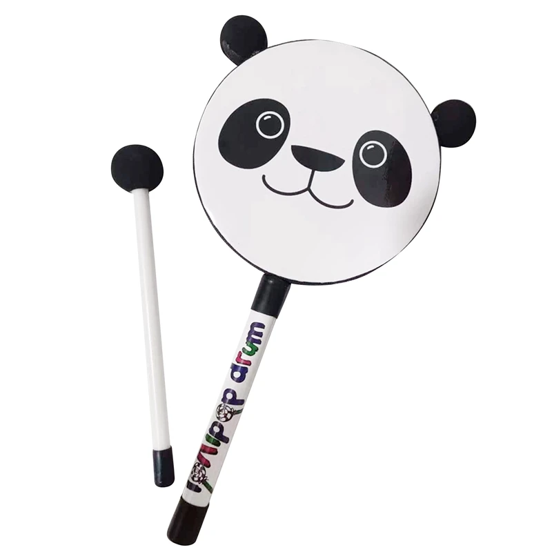 

Orff Instruments Cartoon Cute 6 Inch Dance Props Percussion Instruments Hand Drum Preschool Education Toy