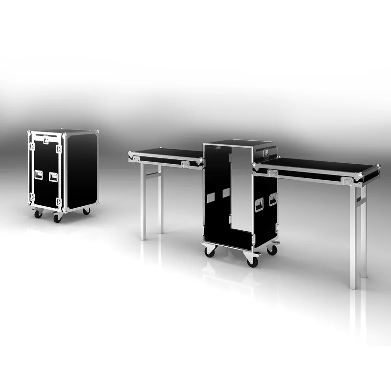 Стойка для усилителя звука с креплением на полете 12u раздвижным столом