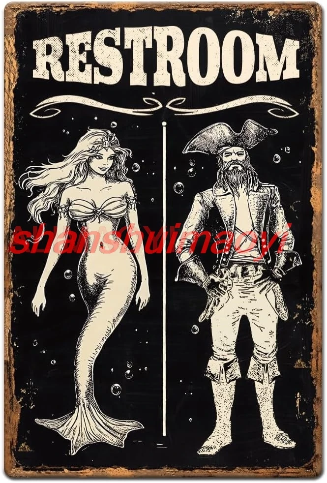 Винтажная металлическая вывеска Али 8x12 дюймов