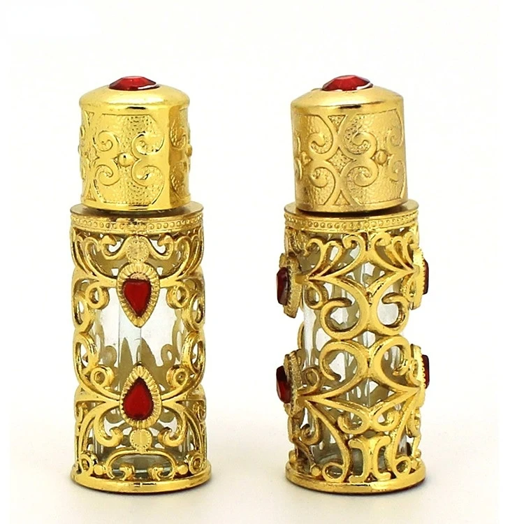 

3ML gold perfume bottle, oil bottle empty