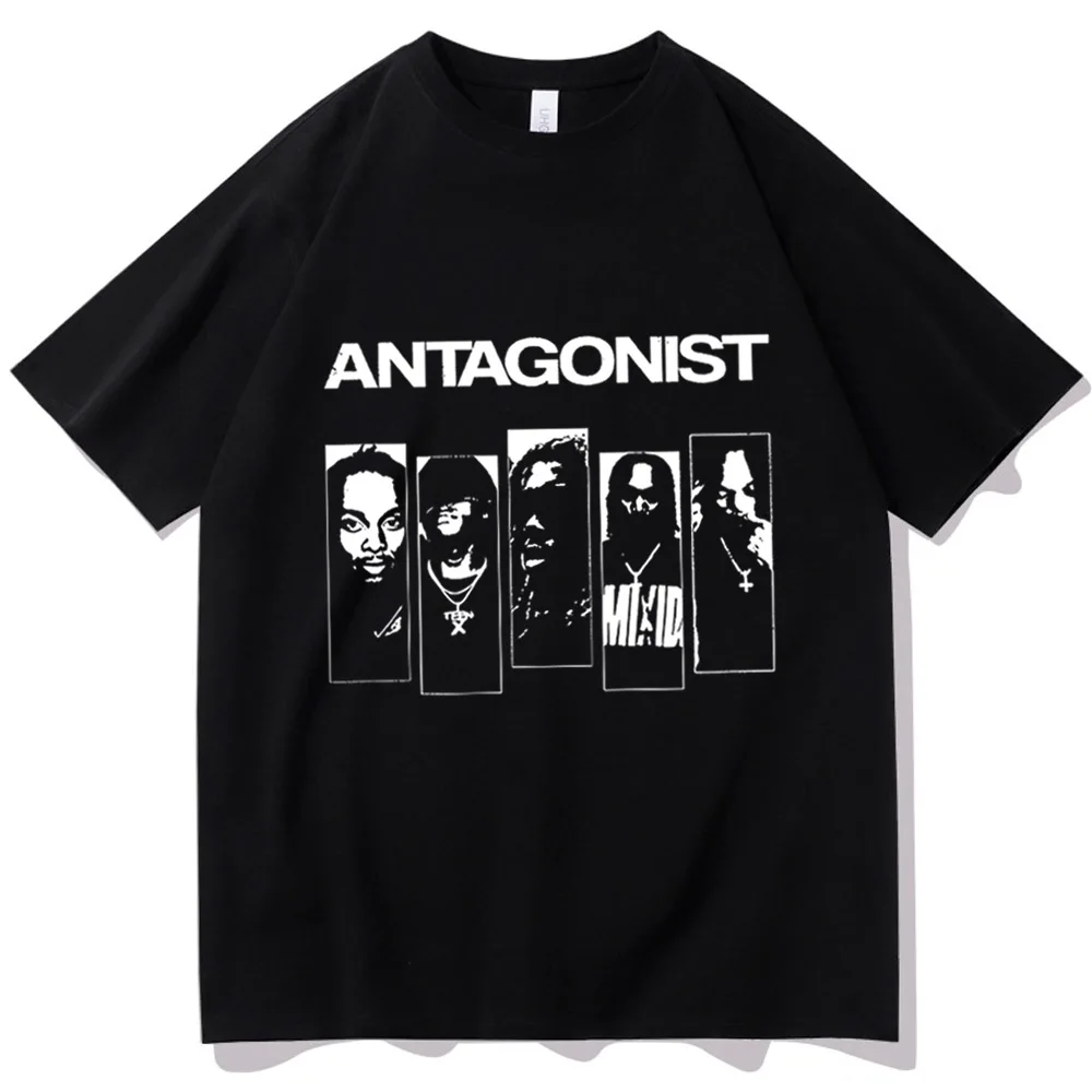 Фото Футболка Playboi для антагонистов Playboi Carti Tour Merch Playboi Carti подарок для фаната повседневные футболки унисекс №1