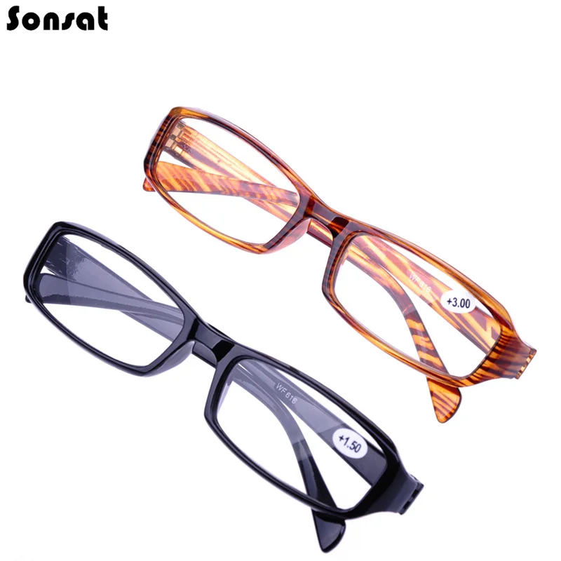 

Новинка, винтажные Ретро очки для чтения, квадратные прямоугольные прозрачные линзы, очки для пожилых, HD ультралегкие пресбиопические очки ...