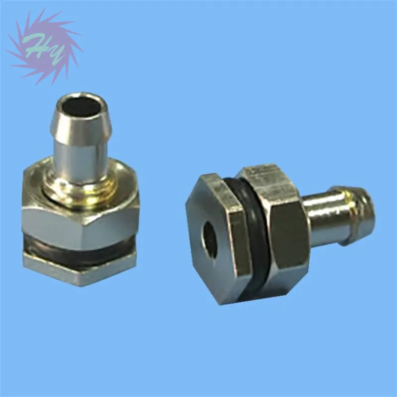 

2 Pcs Alu Fuel Vent Filler Nozzle For RC Airplanes Fuel Tank Accessories Silver Color