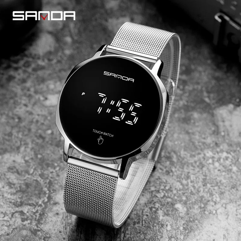Sunda Watch Male and Female Students Watch New Korean Version Multi-functional Simple Couple Watch Waterproof Electronic Watch