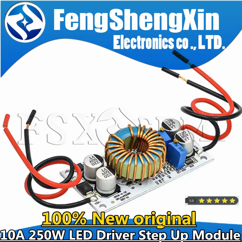 

DC-DC boost converter Constant Current Mobile Power supply 10A 250W LED Driver Step Up Module