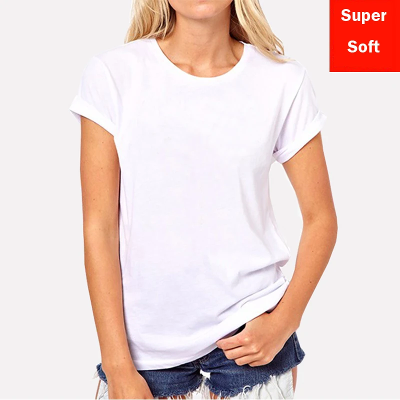 

Women Summer Super soft white T shirts Women's Short Sleeve cotton Modal Flexible T-shirt white color Basic casual Tee Shirt