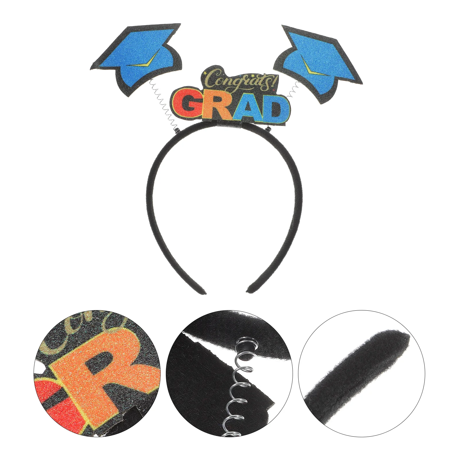 

Graduation Headband Graduate Hair Hoop Student Grad Cap Headband Decoration