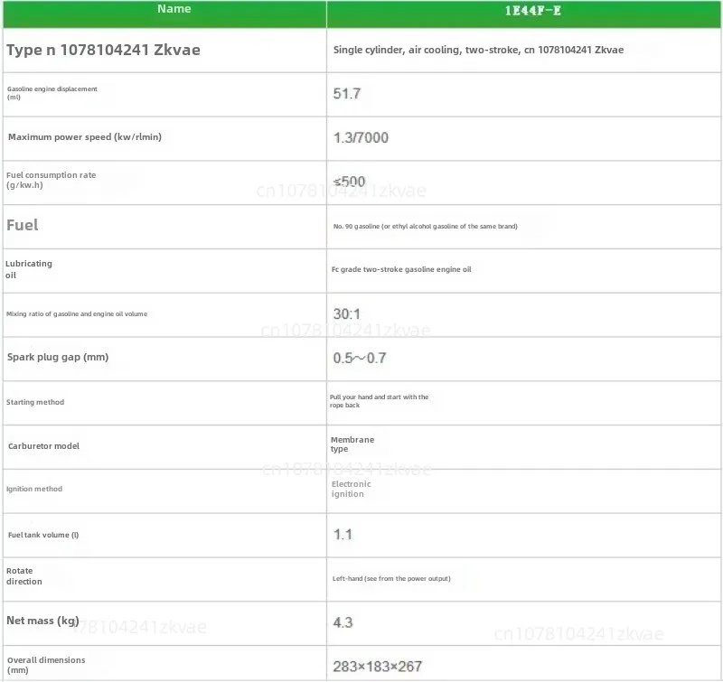 Действительно 80cc 1E53F 2T бензиновый двигатель 2-тактный для земной дрели кустореза