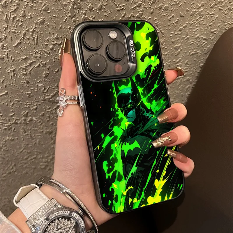 Чехол для телефона Темный рыцарь с шуткой и Бэтменом iPhone 16 15 14 7 8 Plus 13 12 Mini 11 Pro Max XR XS