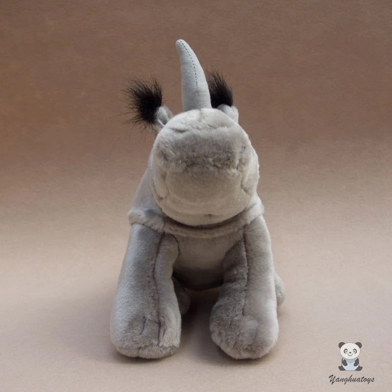 Stuffed Plush Animal Dolls Soft Toy Real Life Rhinoceros Model Present Women Holiday Gifts | & Animals
