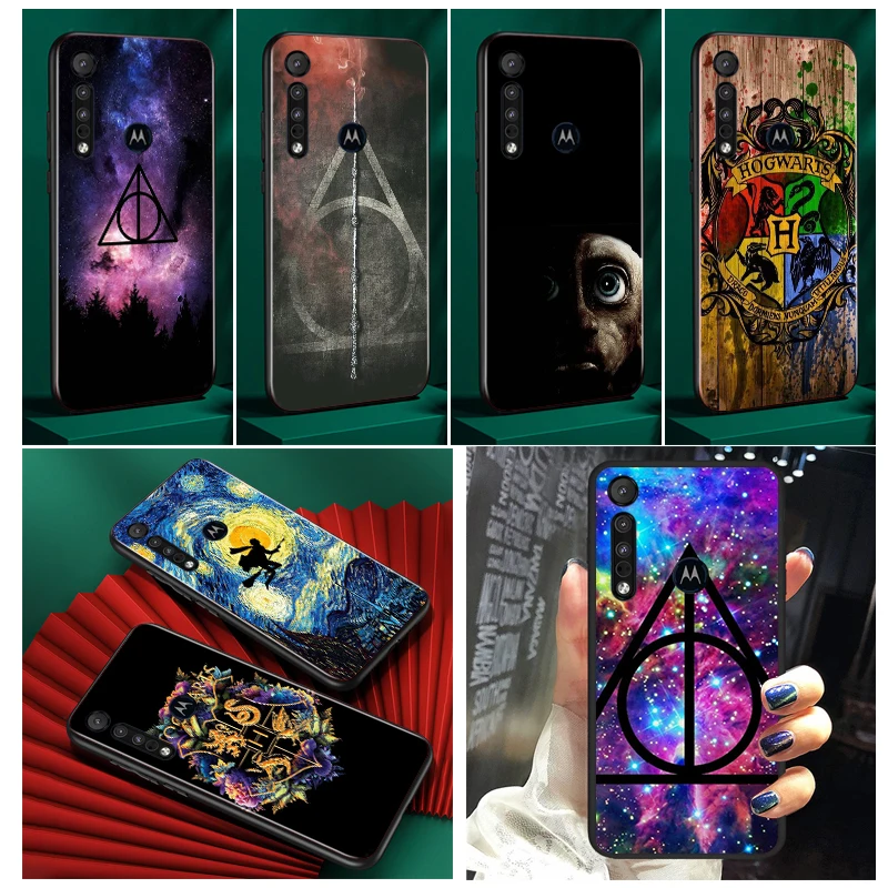 

Ring Potters Wand Harries Cool Phone Case Black For Motorola E32 G52 G Stylus G71 Edge G60 S G9 G8 20 E7i E6i Power One Fusion