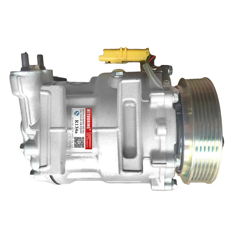 Компрессор кондиционера переменного тока SD7C16 для Peogeot 607 407 SW 2 0 6453XE 9660555380 9683055180