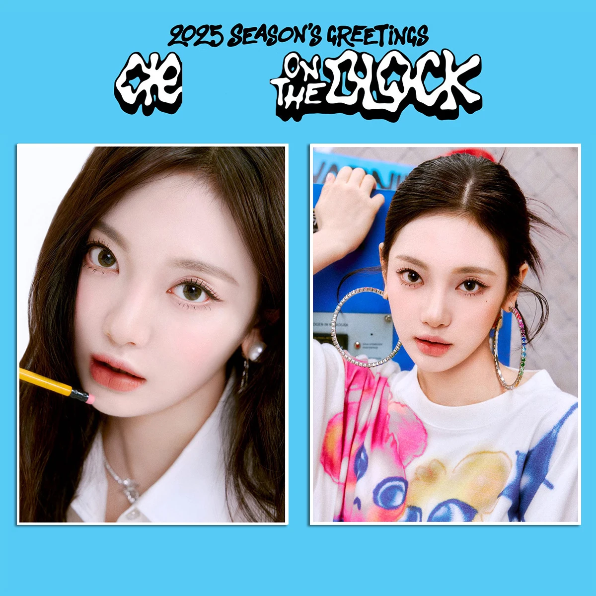 2 шт./компл. KPOP KARINA WINTER фото постер 2025 сезон поздравления самоклеящаяся наклейка