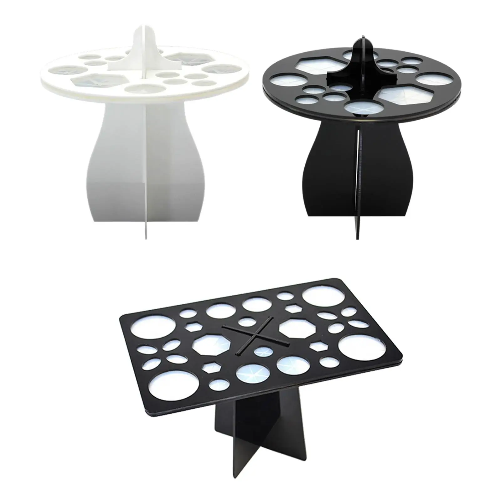 

Акриловая Сушилка для кистей для макияжа, водостойкая стойка для кистей для макияжа, красивый держатель для кистей