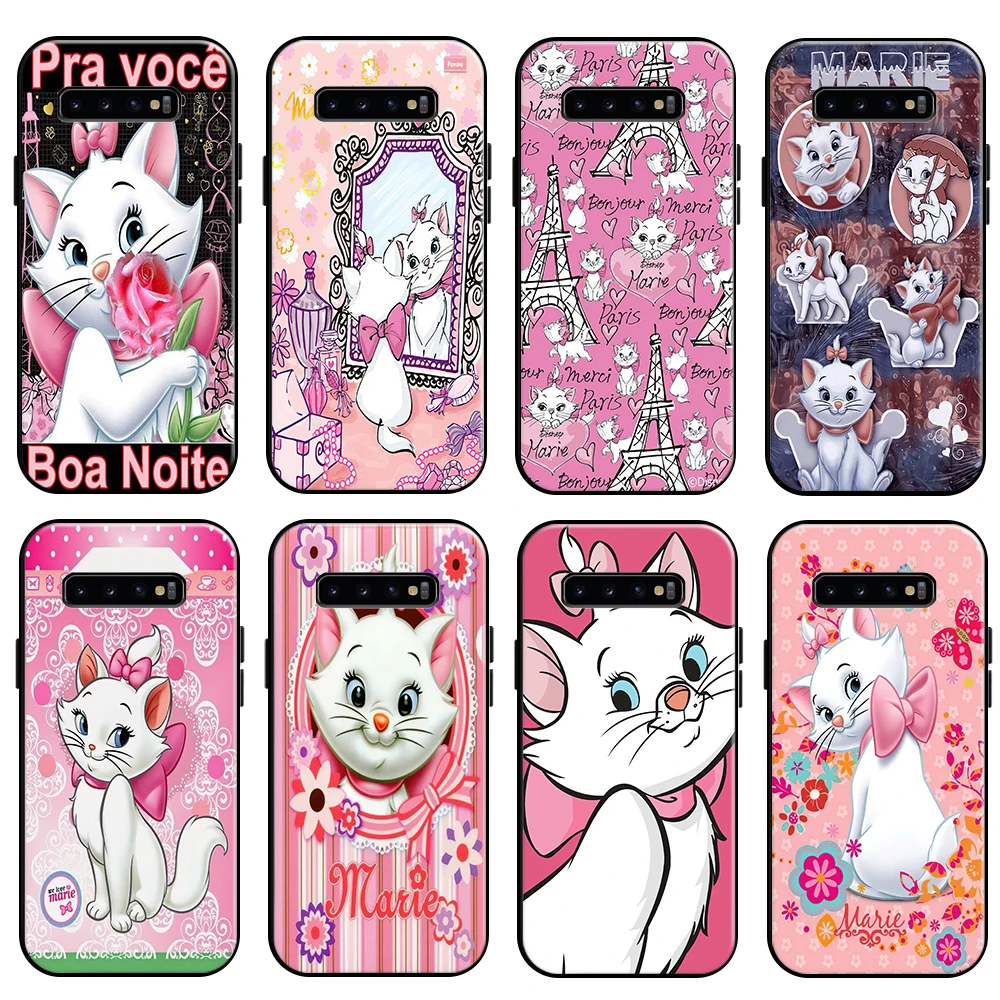 

Disney Marie Cat For Samsung Galaxy S10 S10E S10 Lite S9 S8 Plus Galaxy S10 5G Phone Case Soft TPU Coque Silicone Cover Funda