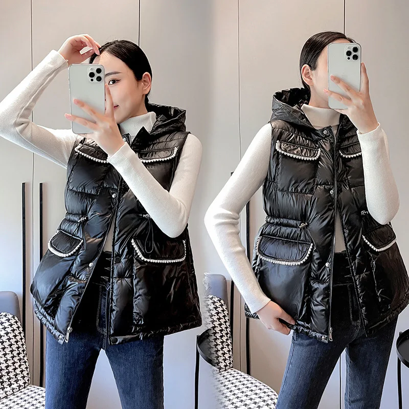

2022 autumn and winter new vest women's Korean version fashion large size vest and bread
