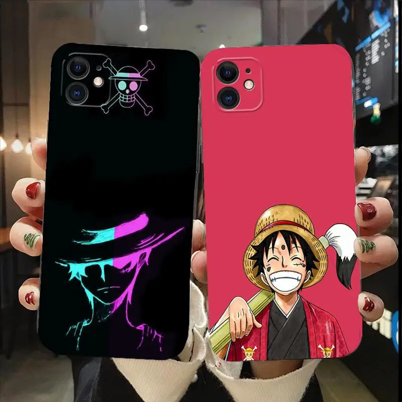 

One Piece Luffy comic game phone Case For IPhone 13 12 11 Pro Max Mini SE XR X XS Max 8Plus 7plus 6 6S New Shell phone Case