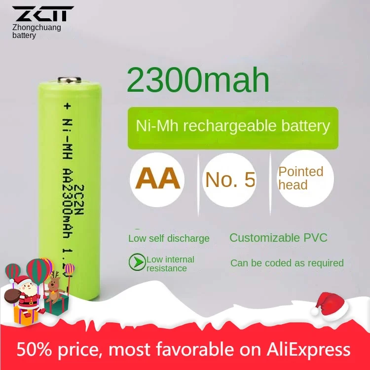 

High Capacity NiMH Rechargeable Batteries for KTV Microphone - Factory Direct