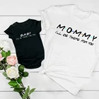 Семейные одинаковые наряды, футболки для мам и детей, детская одежда, подарок на день матери, костюм для мамы и ребенка