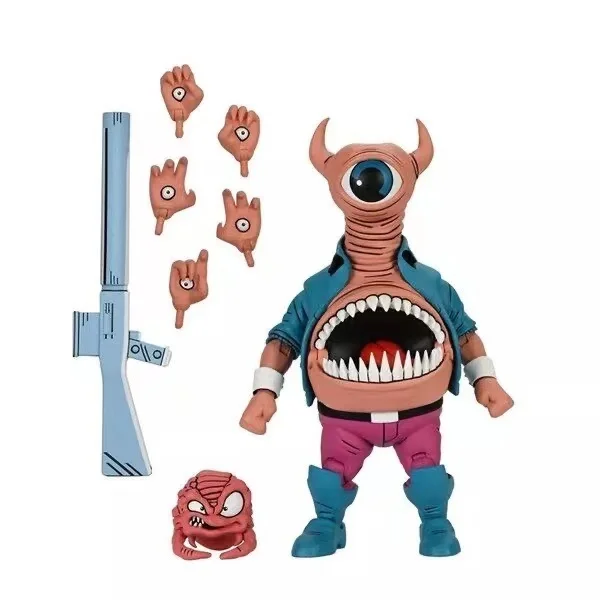 Фото Экшн-фигурки NECA Tmnt Bellybomb из ПВХ, приключения Eastman And Laird's Bellybomb, коллекционные модели, игрушки, подарки №3
