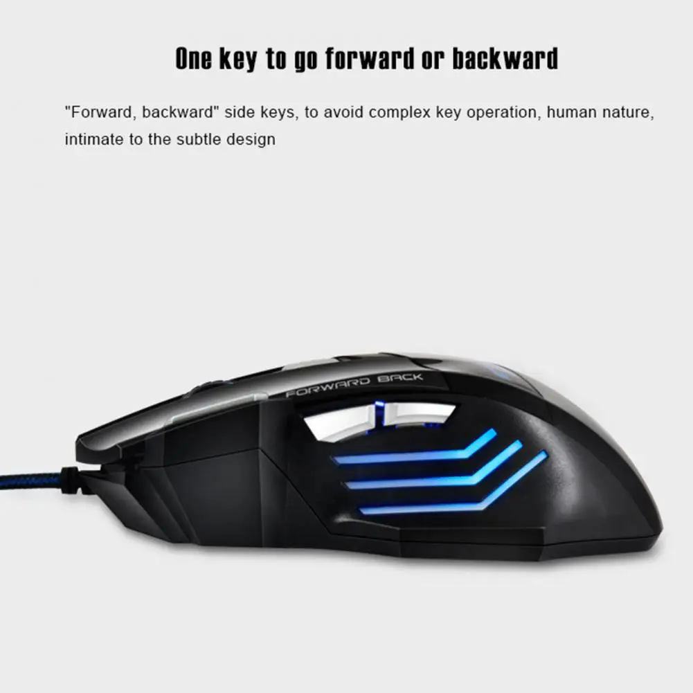 Мышь IMICE X7 прочная оптическая геймерская мышь игровая из АБС-пластика двойной