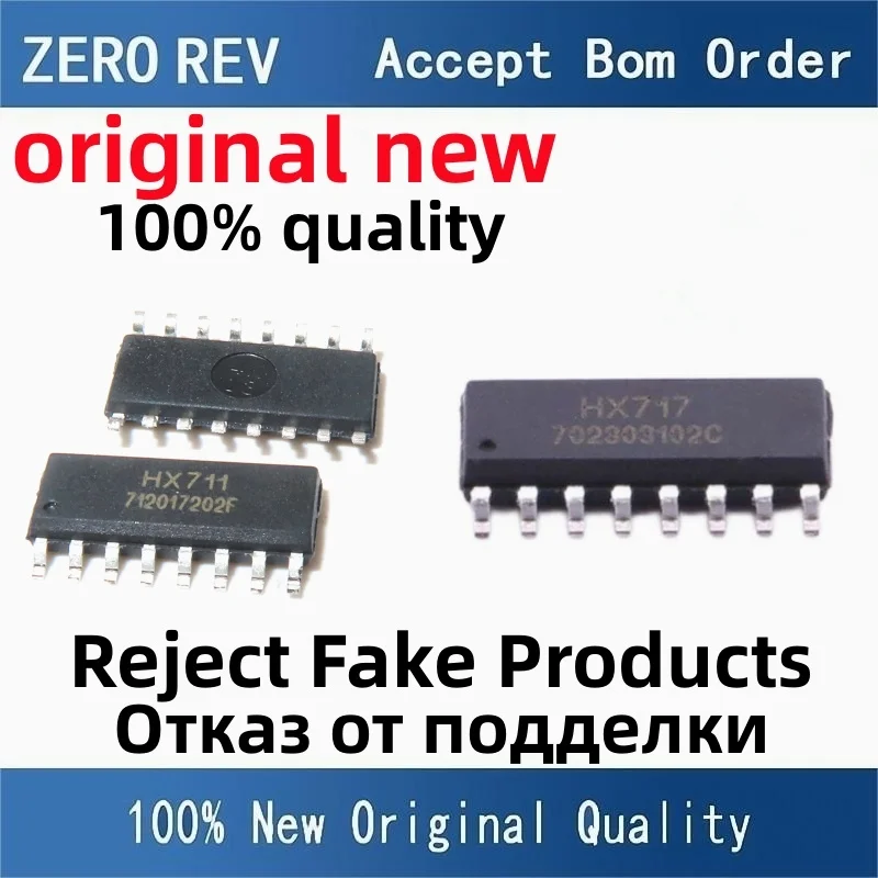 

10-30Pcs 100% New free delivery HX711 HX717 SOIC-16 SOP16 Brand new original chips ic