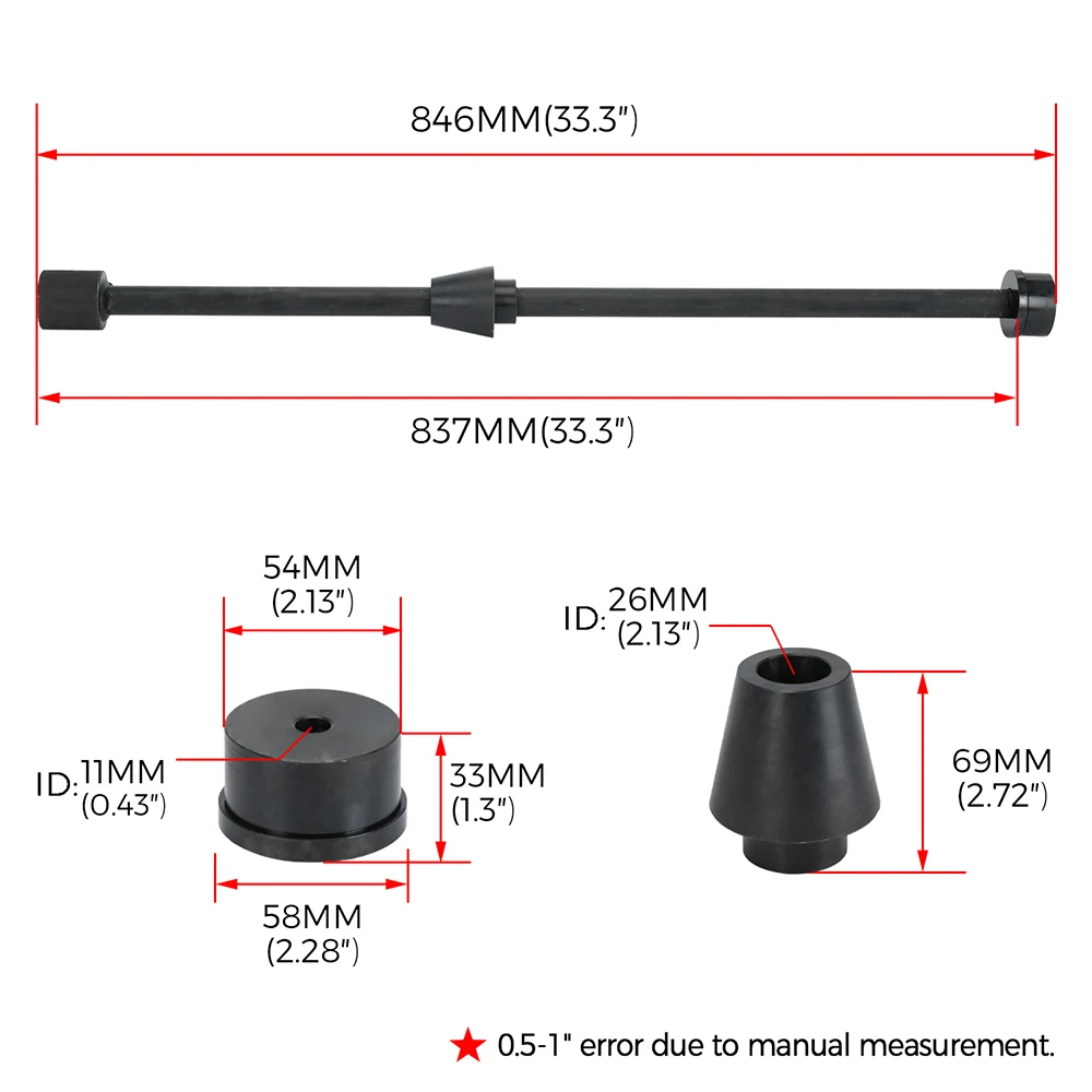 Инструмент для снятия установки кулачкового подшипника двигателя GM Chevy LS LS1 LS2 LS3