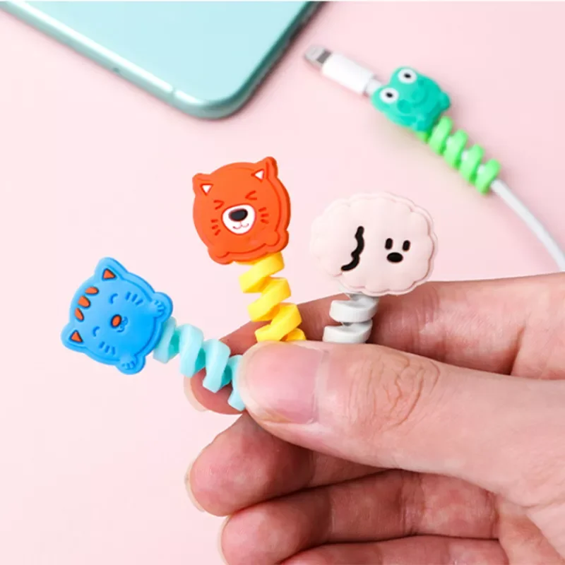 

NEW Charging Cable Protector For Phones Cable holder Ties cable winder Clip For Mouse USB Charger Cord management cable organize