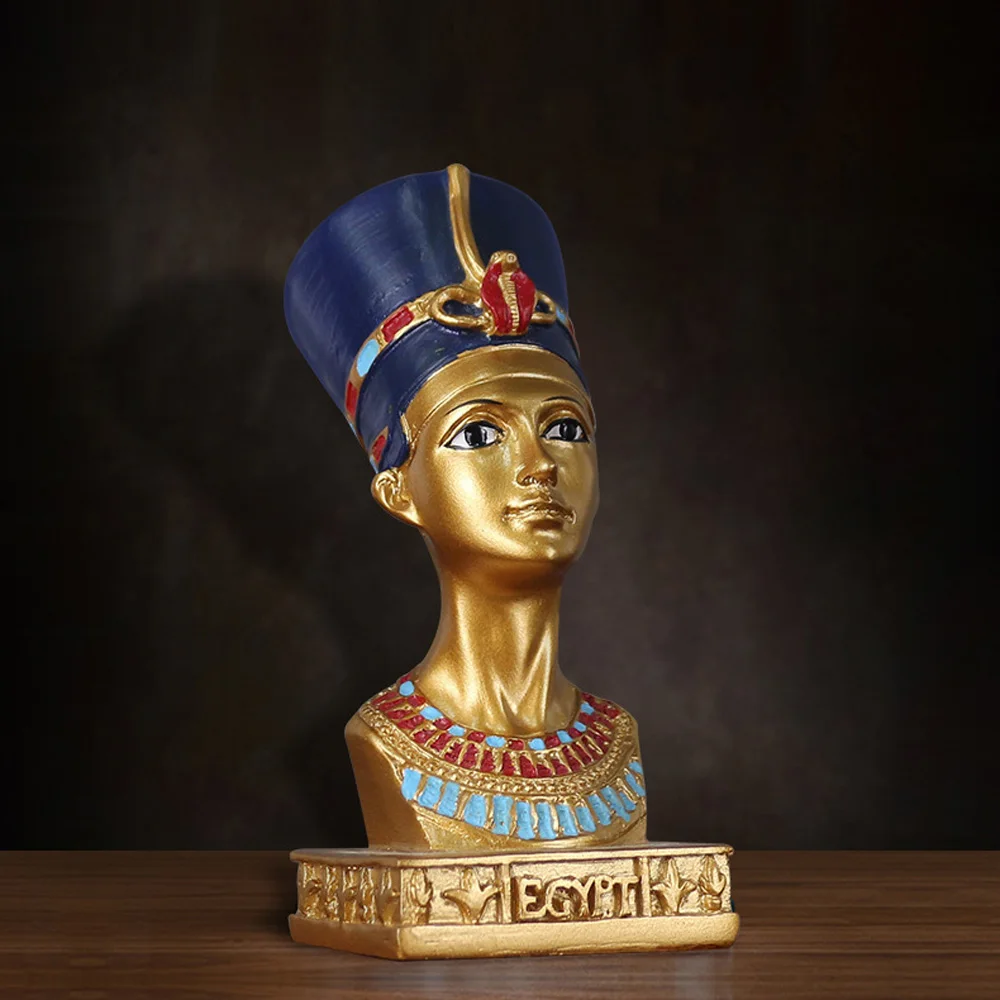 

Famous People Statue Ancient Egypt Queen Nefertiti BC1370-BC1330 Figure Model Toy Gift